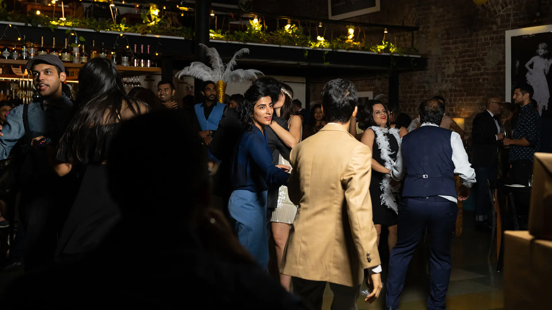 Prekshaa and Sam at a Lindy Hop event at Cafe Zoe, Mumbai